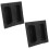 2Stk Lautsprecher Seitengriffe Schallblende Griffe 6