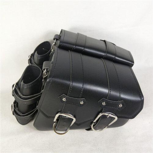 Motorcycle Side Saddlebags Zwart Multifunctioneel 1