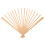 Bamboe Vouwende Fan Frame Kaki 1 Stuks 9