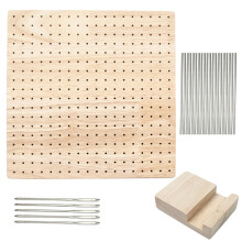 Raindrops Haak Bordjes Kaki Rvs 1 Set