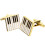 Staal Manchetknopen Overhemd 3x1,6 Cm 6