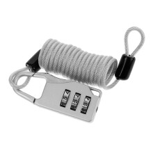 1 Set Anti-Diefstal Draadkabel Slot Snoer Reiskabel Staal Kabel