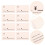 100 Verwijderbare Gipsplaat Prism Stickers Label 1