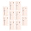 100 Verwijderbare Gipsplaat Prism Stickers Label 5