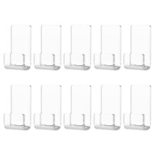 Record Support Transparant 10 Stuks 1,6x0,8x0,3 Inch