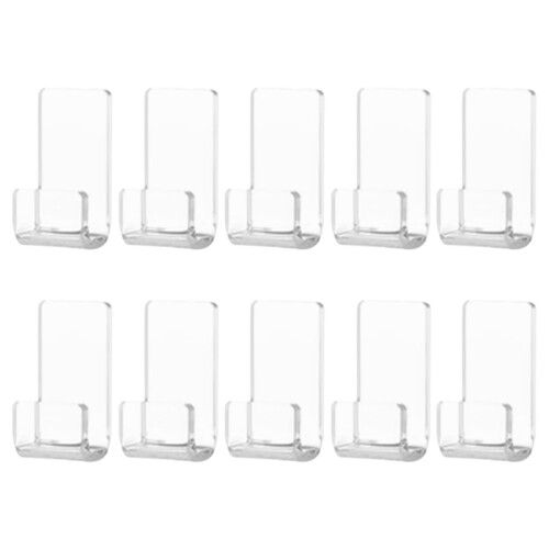 Record Support Transparant 10 Stuks 1,6x0,8x0,3 Inch