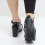 Gymnture Mary Chunky Platform Pumps Met 5