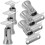 6 Stuks Trapleuning Modern Beugels 1