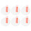 6 Screenprotector Beschermlaag Rond Gehard 4