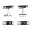 Dumbbell Manchetknopen 1 Paar En Vrouwen 8