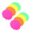 40 Eid Cookies Fluorescerende Explosion Stickers Prijslabels 1