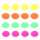 40 Eid Cookies Fluorescerende Explosion Stickers Prijslabels 3