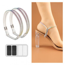 (Colorful Diamond) High Heels Bundle-Shoelace Shiny Sweet High Heeled Shoelaces for Daily Use