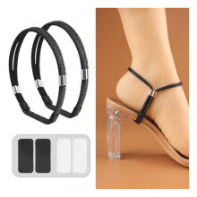 (Black Diamond) High Heels Bundle-Shoelace Shiny Sweet High Heeled Shoelaces for Daily Use