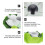 Solar Lotus Lamp Waterdicht PC Zwembadlicht Wit 10