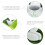 Solar Lotus Lamp Waterdicht PC Zwembadlicht Wit 8