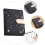 Bloc-Notes Journal Carnet Portable Noir Papier Usage 9