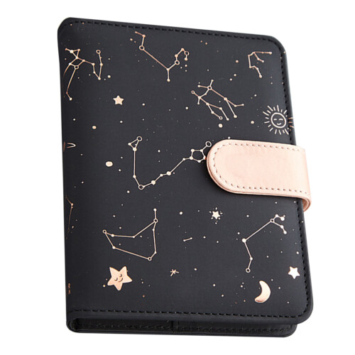 Bloc-Notes Journal Carnet Portable Noir Papier Usage 2