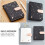 Bloc-Notes Journal Carnet Portable Noir Papier Usage 11
