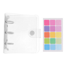 2Stk Loseblattbuch PVC Weiß Für Aus Südkorea