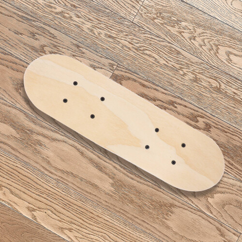 Raindrops Skateboard Deck Holz Beige 1 2