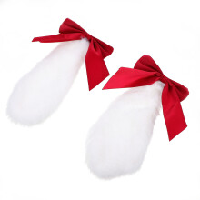 1Paar Lichtgewicht Bunny Oren Haarspeld Stoffen Accessoire