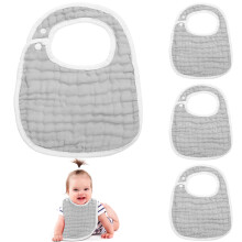 Raindrops 4St Baby Mullwindel Saugfähig Für Täglichen Gebrauch