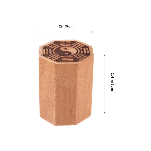 2St Compacte Chinese Stempels Hout Taoïsme Handige Knutseltool 2