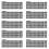 10 Bögen Tastatur Aufkleber Einfaches 3