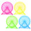 4Stk Hamster Laufrad Leise Kunststoff 2