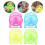 4Stk Hamster Laufrad Leise Kunststoff 5