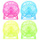 4Stk Hamster Laufrad Leise Kunststoff 8