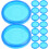 Buchbindungsscheiben 44 0,9 Zoll Blau 5