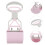 Dog Walking Poop Picker Mit Griffschale Violett 1 Satz 5