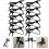 10 Mikrofon Clip 0,4x1,7 Cm Schwarz 7