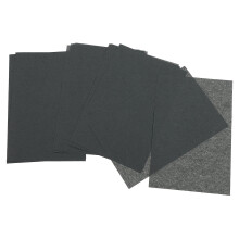 2 Sets Ölfreie Reinigungstücher Für Gesicht Mit Schwarzen Papier