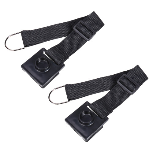 2 Cello Saitenhalter Bodenanker Schwarz Robuster Gurtstopper 2