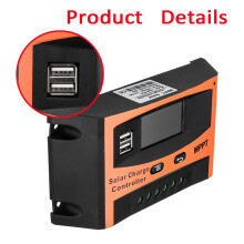 Masteelf 50 A LCD Bildschirm Solarregler Zellenpanel Regulator