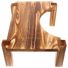 Toilettenhocker Holz Hellbraun Für Erwachsene