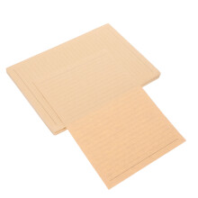 Zehuanyu 100 St. Liniiertes Papier Mit Drahtdekoration Khaki