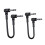 2Pcs Portable Guitar Effector Power Cable Copper PVC Material 1