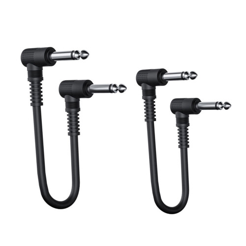 2Pcs Portable Guitar Effector Power Cable Copper PVC Material