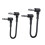 2Pcs Portable Guitar Effector Power Cable Copper PVC Material 5