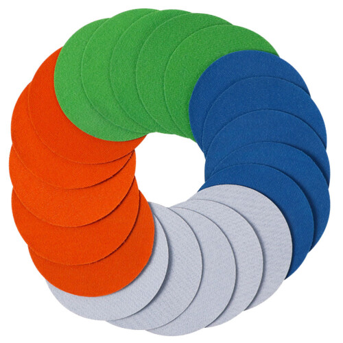 Sanding Disk Schleifscheiben Flocking 20 1
