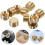 10 Adapter Kupferstecker 1,20x1,20x0,70 Cm 3