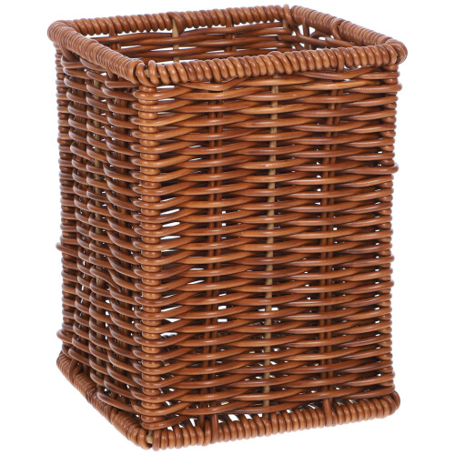 Wicker Plate Holder Imitat Rattan Essstäbchen Halter Büro 1