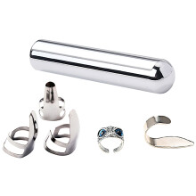 Guitar Slide Tonstab 8,3x1,7 Cm Silber Gitarrenzubehör