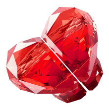 Love Heart Spülknopf Mit Hilfsgriff Rot 1 Paar