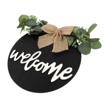 3 Welcome Board Hängedekoration Rundes Türschild