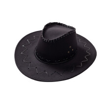 Sunbonnet Noir En Tissu Suédé Confortable Pour Plage